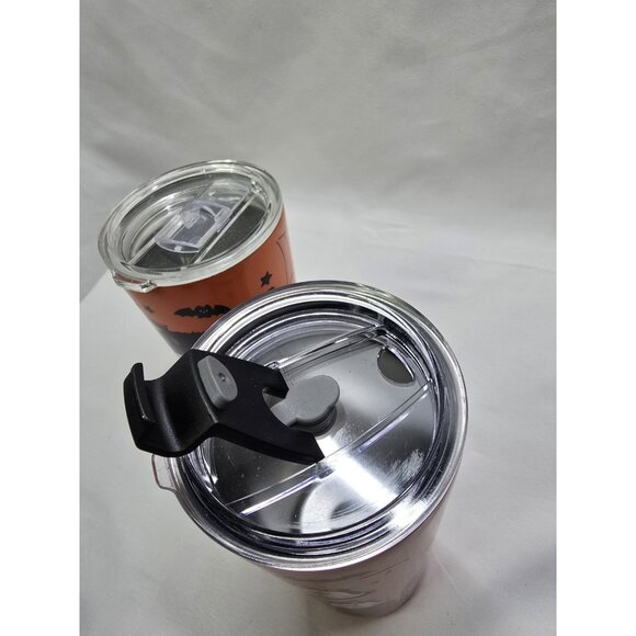 Sanrio Hello Kitty Halloween Black Cat & Mummy Cat Travel Tumbler Set Of 2 - Picture 4 of 16